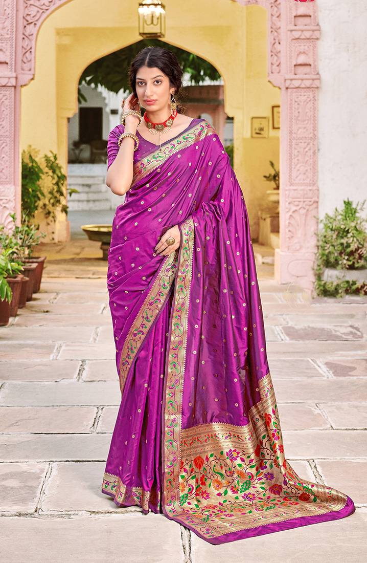 Ekdhoti Weave Paithani Saree